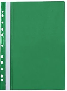 Skoroszyt zawieszany miękki BIURFOL PP A4 plastikowy zielony
