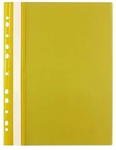 Skoroszyt zawieszany miękki BIURFOL PP A4 plastikowy żółty