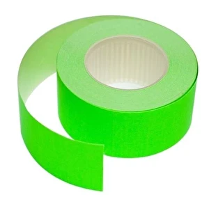 Taśma do metkownicy MHK 22x12 1-rzędowa proste boki zielona