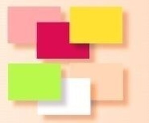 Taśma do metkownicy MHK 22x12 1-rzędowa proste boki czerwona