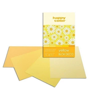 Blok deco Yellow A4/20 HAPPY COLOR