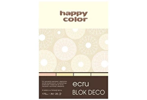 Blok deco Ecru A4/20 HAPPY COLOR