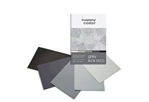 Blok deco Grey A4/20 HAPPY COLOR