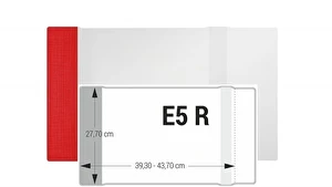 Okładka na książkę E5 regulowana 27,7x39,3 BIURFOL