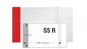 Okładka na książkę S5 regulowana 26,5x40,8 BIURFOL