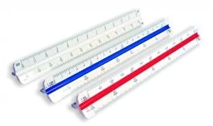 Skalówka plastikowa nr 11 15cm 1:10/20/25/30/40/50