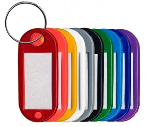 Identyfikator na klucze zawieszka brelok 10 MIX