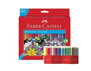 Kredki Faber Castell ołówkowe 60kol Zamek eco