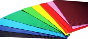 Tektura falista A4 a'10 mix klorów Happy Color