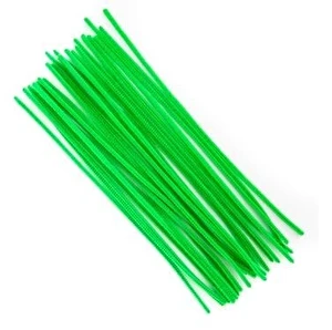 Druciki kreatywne zielone 30cm 25szt