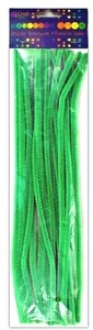 Druciki kreatywne zielone 30cm 25szt