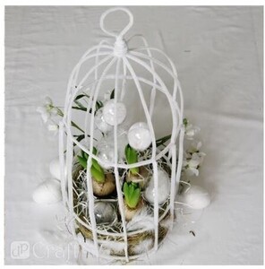 Druciki kreatywne białe 30cm 25szt