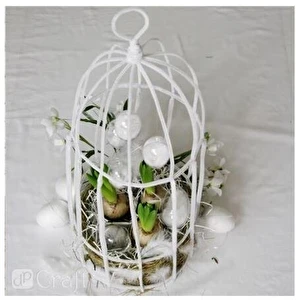 Druciki kreatywne białe 30cm 25szt