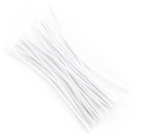 Druciki kreatywne białe 30cm 25szt