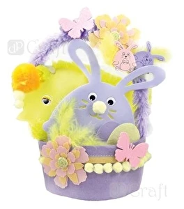 Pompony akrylowe MIX PASTEL 78szt