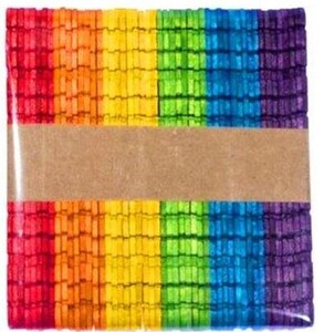 Patyczki z drewna konstrukcyjne- KOLOR 50 szt.