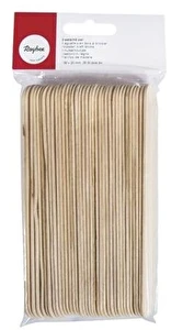 Patyczki z naturalnego drewna 25 szt. JUMBO