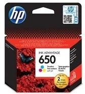 Tusz HP DJ oryginał 650 KOLOR
