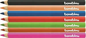 Kredka trójkątna gruba BAMBINO ZŁOTA