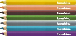 Kredka trójkątna gruba BAMBINO ZIELONA