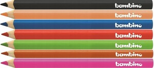 Kredka trójkątna gruba BAMBINO C.ZIELONA