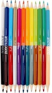 Kredki Bambino dwustronne 12/24kol trójkątne