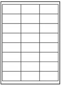 Etykiety samoprzylepne A4 Emerson 66x33,8 mm (podział na 24 szt) 100 ark