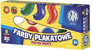 Farby plakatowe ASTRA 8 kol 20ml