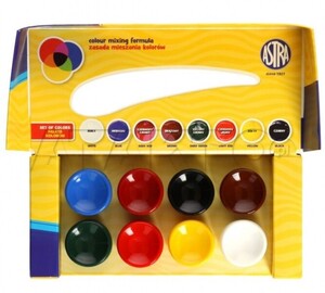 Farby plakatowe ASTRA 8 kol 20ml