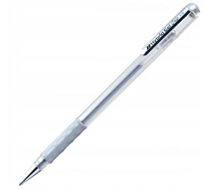 Długopis Pentel żelowy K118-Z Hybrid Gel srebrny