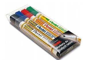 Markery suchościeralne Pentel MW85-4W 4 kolory