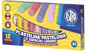 Plastelina Astra o zapachu limonki 12 kolorów