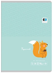 Zeszyt A5 16k kratka INTERDRUK B&B Pastel KIDS 90g