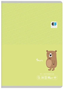 Zeszyt A5 16k kratka INTERDRUK B&B Pastel KIDS 90g