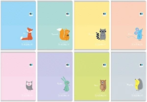 Zeszyt A5 16k kratka INTERDRUK B&B Pastel KIDS 90g