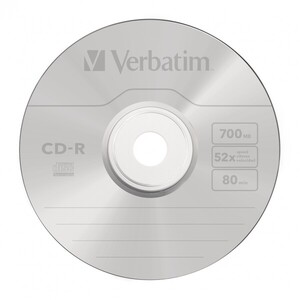 Płyta CD-R 700MB Verbatim AZO 52xCake'25szt 43438
