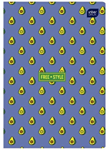 Zeszyt A5 80k gładki INTERDRUK mix wzorów