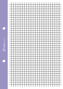 Wkład A5/250k do segregatora kratka kolorowy margines