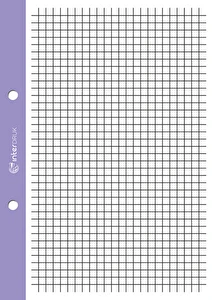 Wkład A5/250k do segregatora kratka kolorowy margines