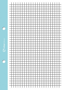 Wkład A5/250k do segregatora kratka kolorowy margines