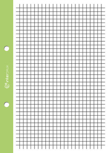 Wkład A5/250k do segregatora kratka kolorowy margines