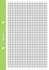 Wkład A5/250k do segregatora kratka kolorowy margines