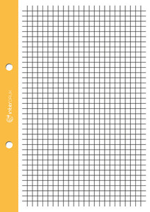 Wkład A5/250k do segregatora kratka kolorowy margines