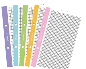 Wkład A5/250k do segregatora kratka kolorowy margines