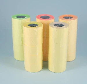 Taśma do metkownic 2-rzędowa 26x16 TOVEL prosta pomarańczowa