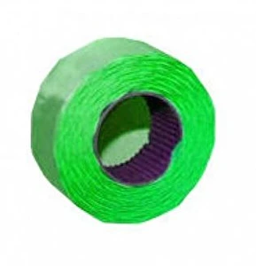 Taśma do metkownic 1-rzędowa 26x12 HMCT okrągła zielona