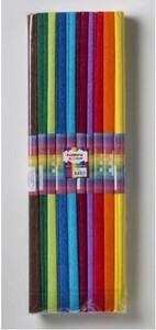 Bibuła HAPPY 50x200 10kol marszczona krepina DUŻA mix B