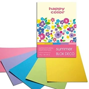 Blok deco Summer A5/20 HAPPY COLOR