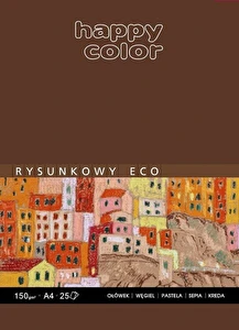 Blok rysunkowy A4 Happy Color Eco 25k/150g