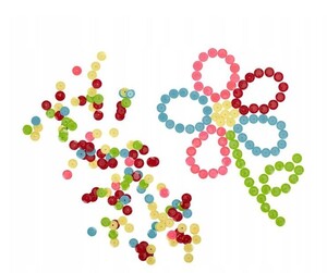 Cekiny Confetti Astra 100g kolorowe kółka